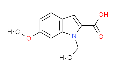 CAS No. 1240579-05-8, 1-Ethyl-6-methoxy-1H-indole-2-carboxylic acid