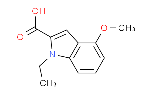 CAS No. 1228747-84-9, 1-Ethyl-4-methoxy-1H-indole-2-carboxylic acid