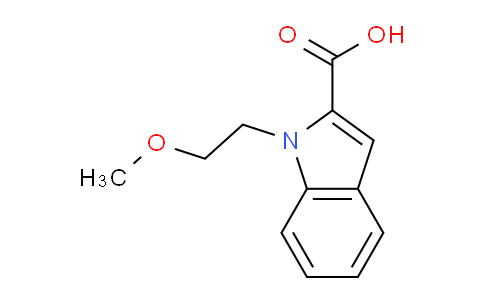 CAS No. 136382-30-4, 1-(2-Methoxyethyl)-1H-indole-2-carboxylic acid
