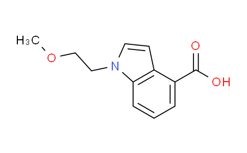 CAS No. 1096306-76-1, 1-(2-Methoxyethyl)-1H-indole-4-carboxylic acid