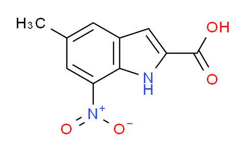 CAS No. 90771-56-5, 5-Methyl-7-nitro-1H-indole-2-carboxylic acid