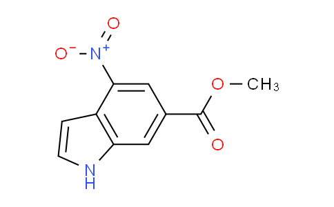CAS No. 1000343-62-3, Methyl 4-nitro-1H-indole-6-carboxylate