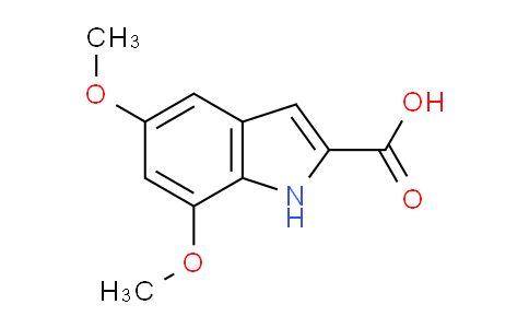 CAS No. 27508-88-9, 5,7-Dimethoxy-1H-indole-2-carboxylic acid