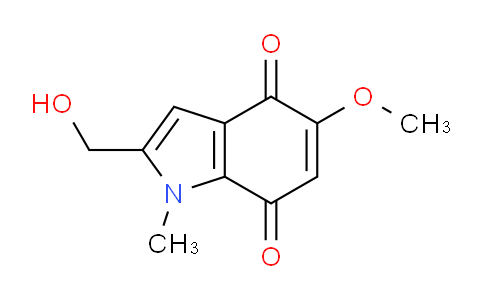 CAS No. 206647-13-4, 2-(Hydroxymethyl)-5-methoxy-1-methyl-1H-indole-4,7-dione