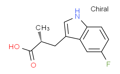 CAS No. 1103518-40-6, (R)-3-(5-Fluoro-1H-indol-3-yl)-2-methylpropanoic acid