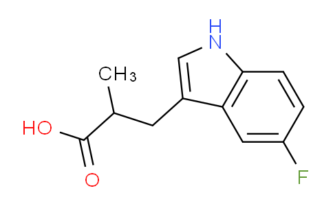 CAS No. 843652-71-1, 3-(5-Fluoro-1H-indol-3-yl)-2-methylpropanoic acid