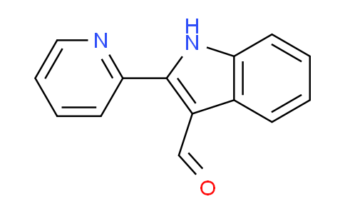 CAS No. 5691-08-7, 2-(Pyridin-2-yl)-1H-indole-3-carbaldehyde