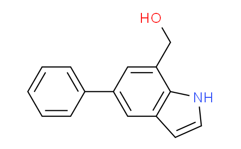 CAS No. 1253792-63-0, (5-Phenyl-1H-indol-7-yl)methanol