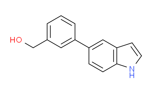 CAS No. 1349716-34-2, (3-(1H-Indol-5-yl)phenyl)methanol
