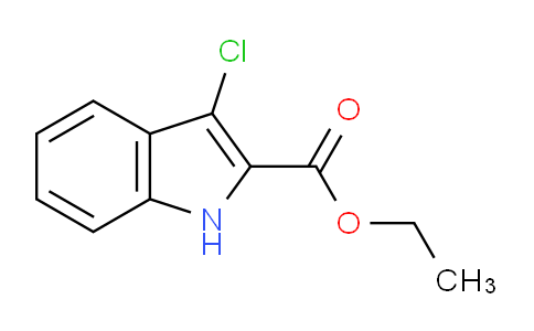 CAS No. 38343-91-8, Ethyl 3-chloro-1H-indole-2-carboxylate