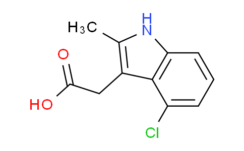 CAS No. 6127-20-4, 2-(4-Chloro-2-methyl-1H-indol-3-yl)acetic acid