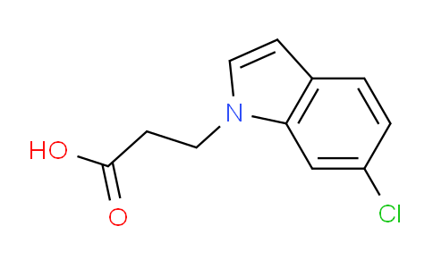 CAS No. 1094641-37-8, 3-(6-Chloro-1H-indol-1-yl)propanoic acid