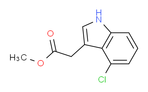 CAS No. 19077-78-2, Methyl 2-(4-chloro-1H-indol-3-yl)acetate