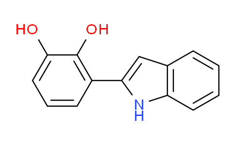CAS No. 107622-43-5, 3-(1H-Indol-2-yl)benzene-1,2-diol