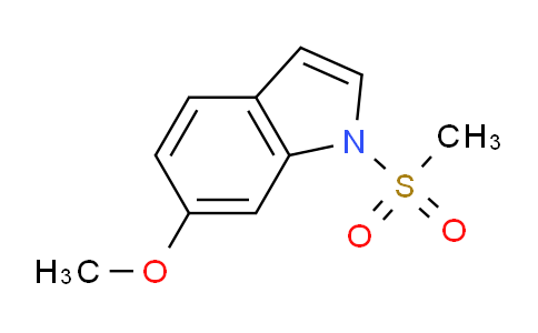 CAS No. 88131-66-2, 6-Methoxy-1-(methylsulfonyl)-1H-indole