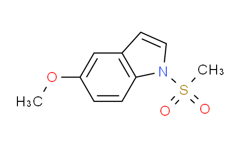CAS No. 88131-62-8, 5-Methoxy-1-(methylsulfonyl)-1H-indole
