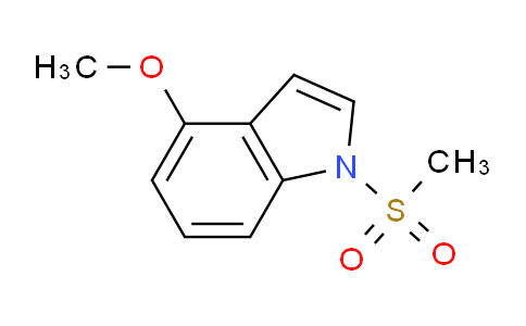 CAS No. 88131-67-3, 4-Methoxy-1-(methylsulfonyl)-1H-indole