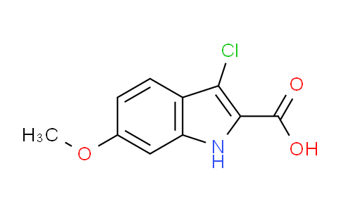 CAS No. 1355231-20-7, 3-Chloro-6-methoxy-1H-indole-2-carboxylic acid