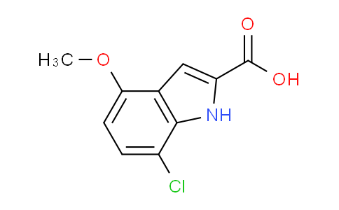 CAS No. 383132-75-0, 7-Chloro-4-methoxy-1H-indole-2-carboxylic acid