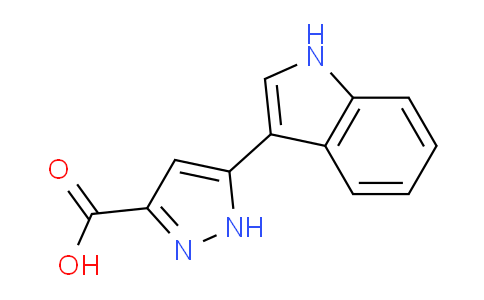 CAS No. 51843-31-3, 5-(1H-Indol-3-yl)-1H-pyrazole-3-carboxylic acid