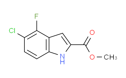 CAS No. 480450-89-3, Methyl 5-chloro-4-fluoro-1H-indole-2-carboxylate