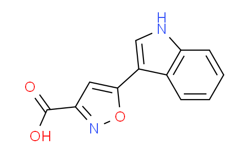 CAS No. 67766-85-2, 5-(1H-Indol-3-yl)isoxazole-3-carboxylic acid