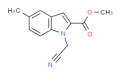 CAS No. 796069-31-3, Methyl 1-(cyanomethyl)-5-methyl-1H-indole-2-carboxylate