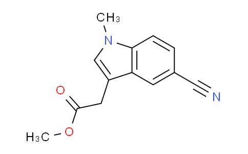 CAS No. 796856-92-3, Methyl 2-(5-cyano-1-methyl-1H-indol-3-yl)acetate