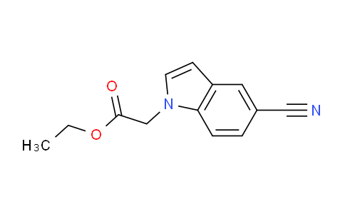 CAS No. 1233500-99-6, Ethyl 2-(5-cyano-1H-indol-1-yl)acetate