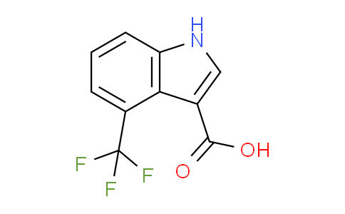 4-(Trifluoromethyl)-1H-indole-3-carboxylic acid