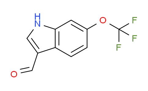 CAS No. 467451-62-3, 6-(Trifluoromethoxy)-1H-indole-3-carbaldehyde