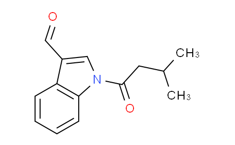 CAS No. 1268129-42-5, 1-(3-Methylbutanoyl)-1H-indole-3-carbaldehyde