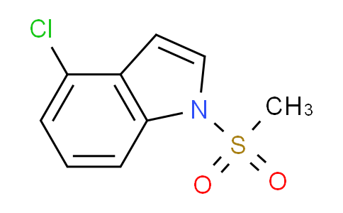 CAS No. 88131-69-5, 4-Chloro-1-(methylsulfonyl)-1H-indole