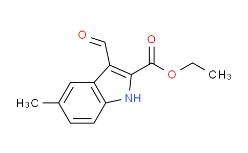CAS No. 79652-35-0, Ethyl 3-formyl-5-methyl-1H-indole-2-carboxylate