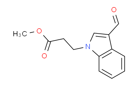 CAS No. 1227954-70-2, Methyl 3-(3-formyl-1H-indol-1-yl)propanoate