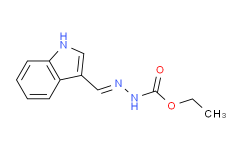 CAS No. 15641-27-7, Ethyl 2-((1H-indol-3-yl)methylene)hydrazinecarboxylate