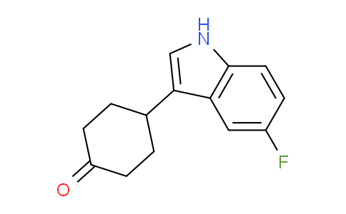 CAS No. 185383-64-6, 4-(5-Fluoro-1H-indol-3-yl)cyclohexanone