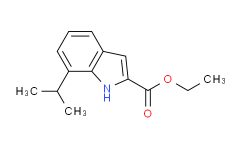 CAS No. 881041-05-0, Ethyl 7-isopropyl-1H-indole-2-carboxylate