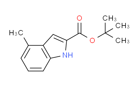 CAS No. 1375068-60-2, tert-Butyl 4-methyl-1H-indole-2-carboxylate