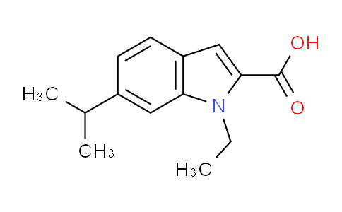 CAS No. 1240578-58-8, 1-Ethyl-6-isopropyl-1H-indole-2-carboxylic acid