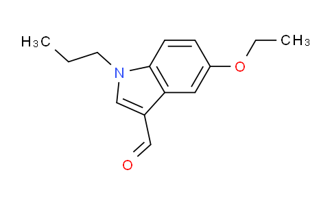 CAS No. 1134334-43-2, 5-Ethoxy-1-propyl-1H-indole-3-carbaldehyde