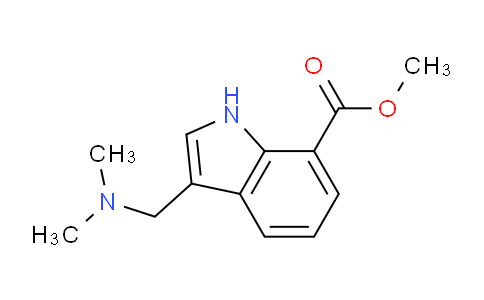 CAS No. 312915-01-8, Methyl 3-((dimethylamino)methyl)-1H-indole-7-carboxylate