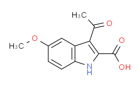 CAS No. 515881-27-3, 3-Acetyl-5-methoxy-1H-indole-2-carboxylic acid