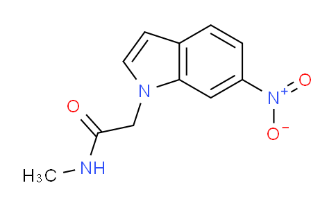 CAS No. 1203667-81-5, N-Methyl-2-(6-nitro-1H-indol-1-yl)acetamide
