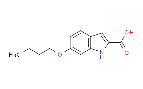 CAS No. 383133-76-4, 6-Butoxy-1h-indole-2-carboxylic acid