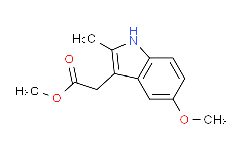 CAS No. 7588-36-5, Methyl 2-(5-methoxy-2-methyl-1H-indol-3-yl)acetate
