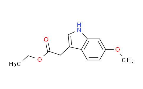 CAS No. 221188-33-6, Ethyl 2-(6-methoxy-1H-indol-3-yl)acetate
