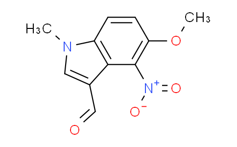 CAS No. 191846-76-1, 5-Methoxy-1-methyl-4-nitro-1H-indole-3-carbaldehyde
