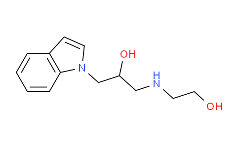 CAS No. 842972-87-6, 1-((2-Hydroxyethyl)amino)-3-(1H-indol-1-yl)propan-2-ol