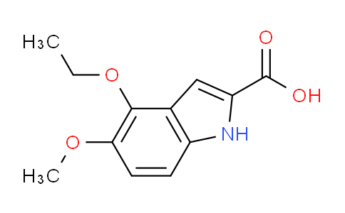 CAS No. 887360-80-7, 4-Ethoxy-5-methoxy-1h-indole-2-carboxylic acid